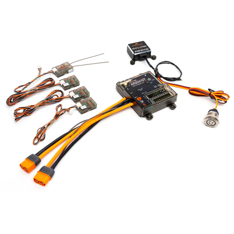 Spektrum RC AR20410TS 20-Channel DSMX PowerSafe Telemetry Receiver w/Synapse, AS3X+ & SAFE