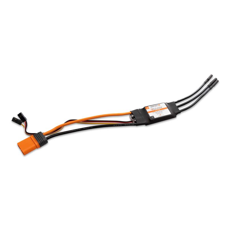 Spektrum RC Avian 70-Amp Smart Lite Brushless ESC, 3S-6S: IC5 (XAE70A)