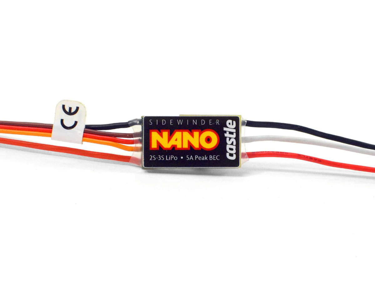 Castle Creations Sidewinder Nano Micro Brushless/Brushed ESC (3S) (1/24 or 1/18)