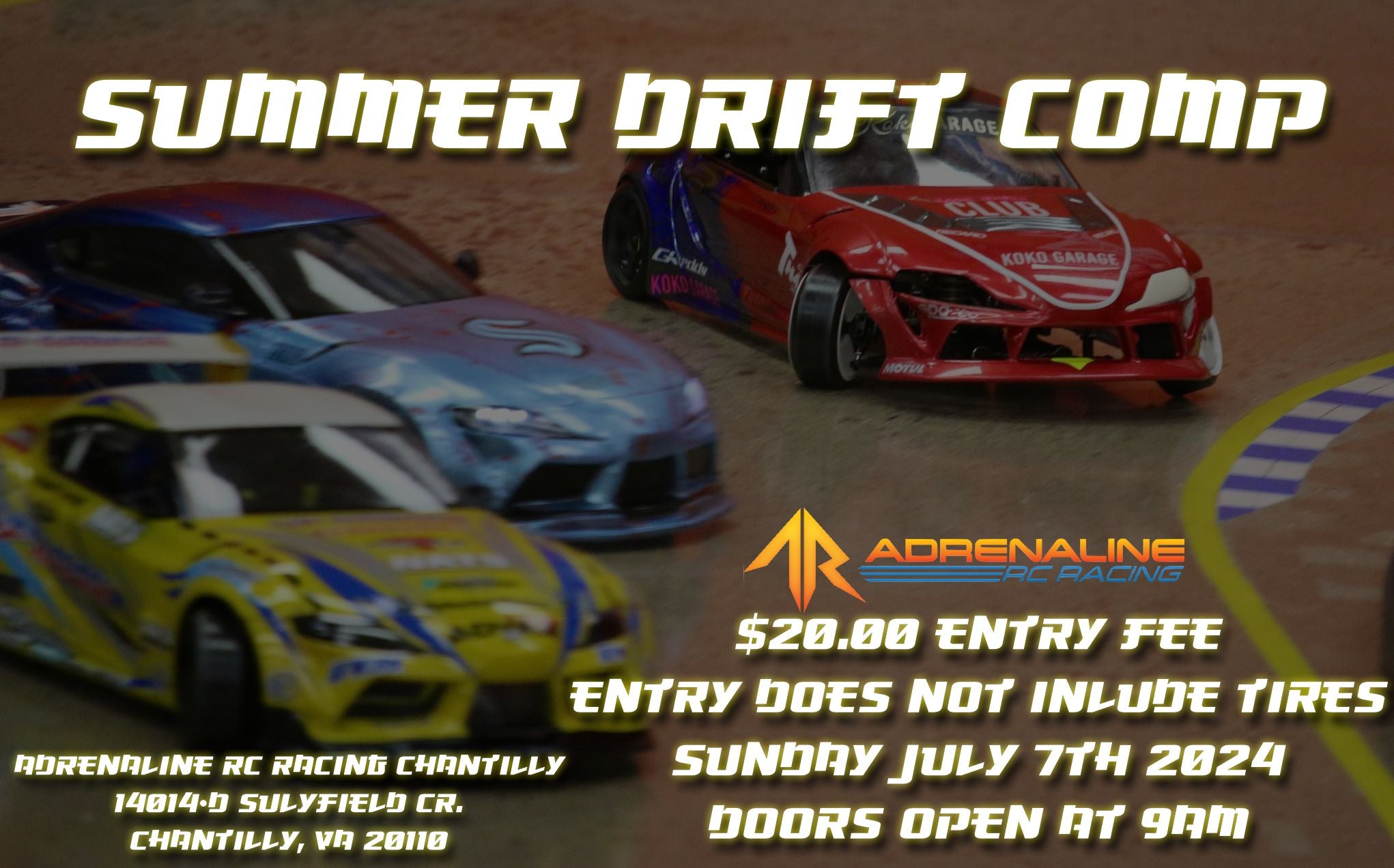 Adrenaline RC Summer Drift Comp - One Entry