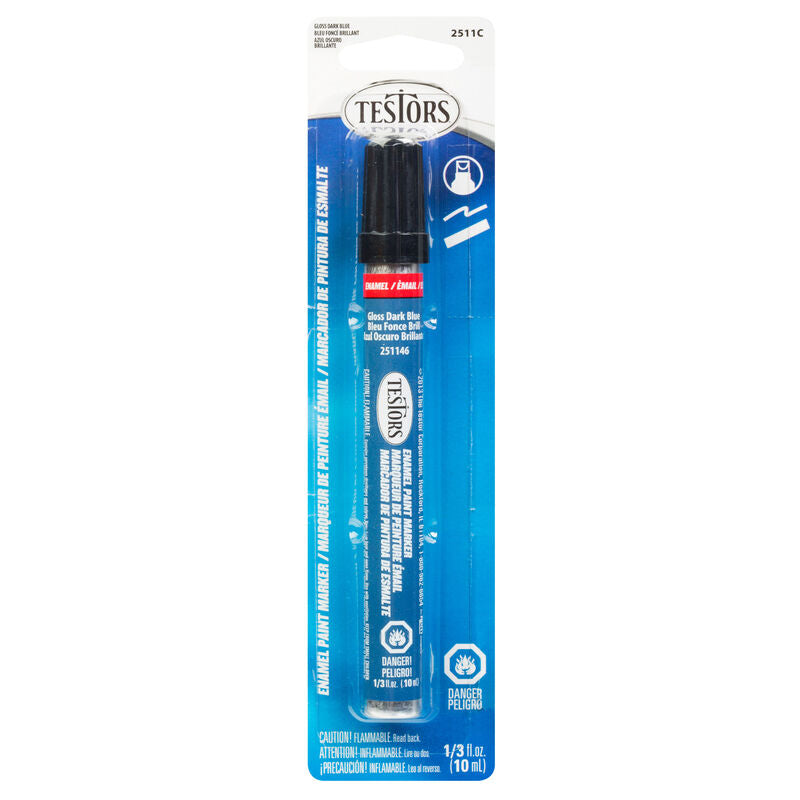 Testors Gloss Enamel Paint Marker (Dark Blue) (10ml)