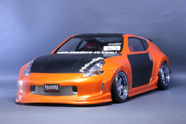 Pandora RC 1/10 Nissan Fairlady Z Z34 Drift Body Set (Clear) (257-260m