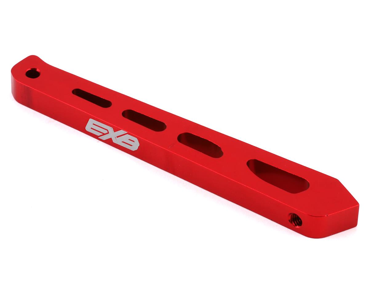Arrma EXB Red Rear Center Aluminum Chassis Brace, 87mm