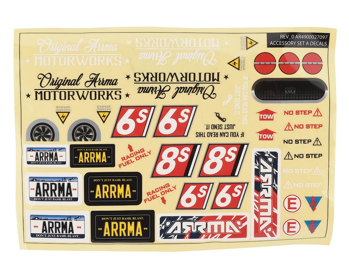 Arrma 1/7 Scale Body Accessories, Set A