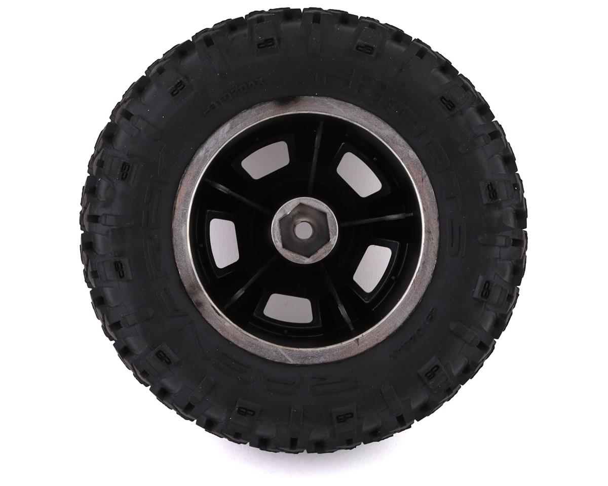 Arrma Ragnarok Mt' Tire ST Glued (Blk Chrome)(2)