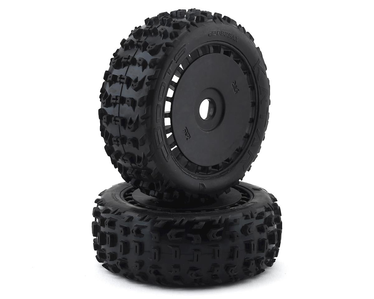 Arrma dBoots 'Katar B 6S' Tire Set Black Pair