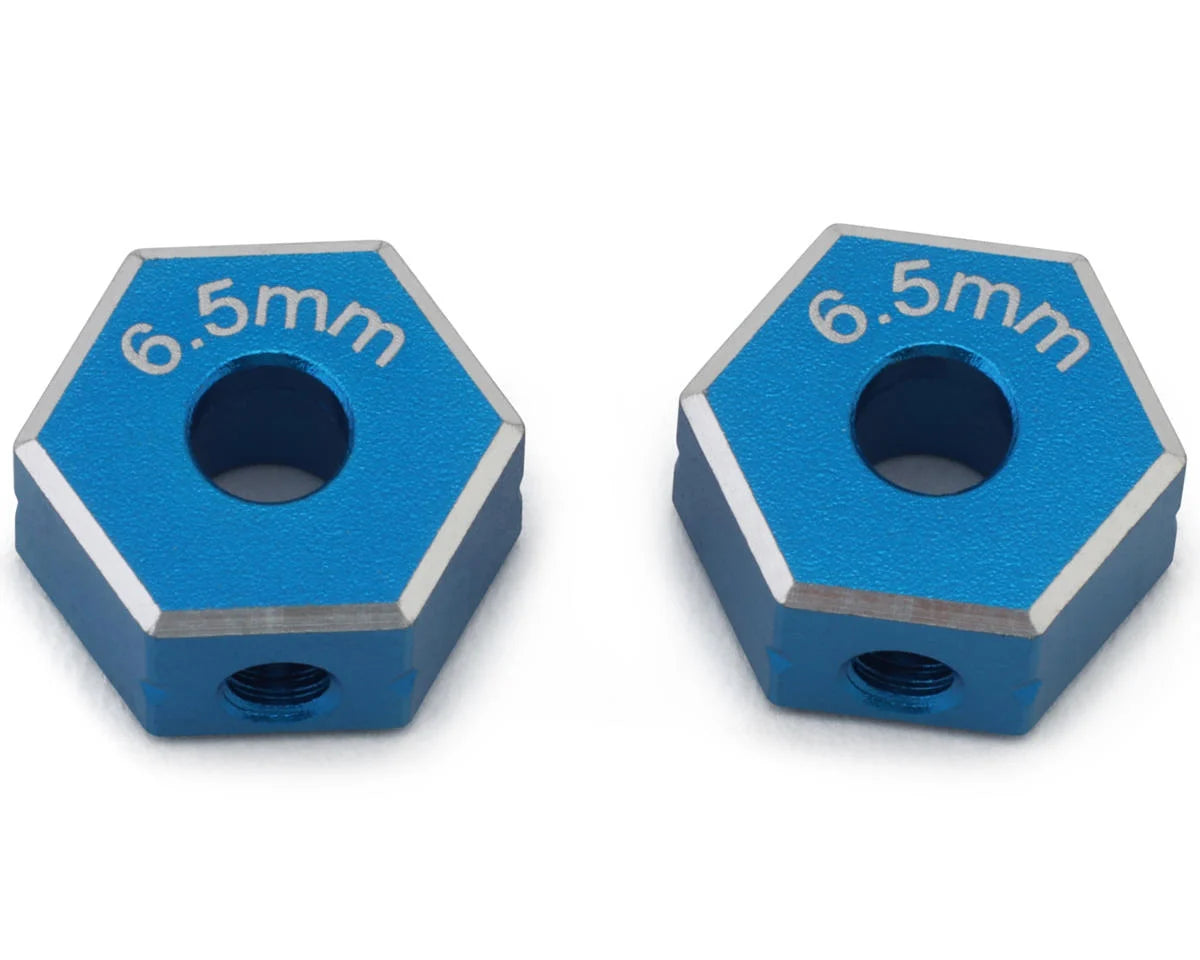 Team Associated DC10 Factory Team 12mm Aluminum Wheel Hex (2) (6.5mm)