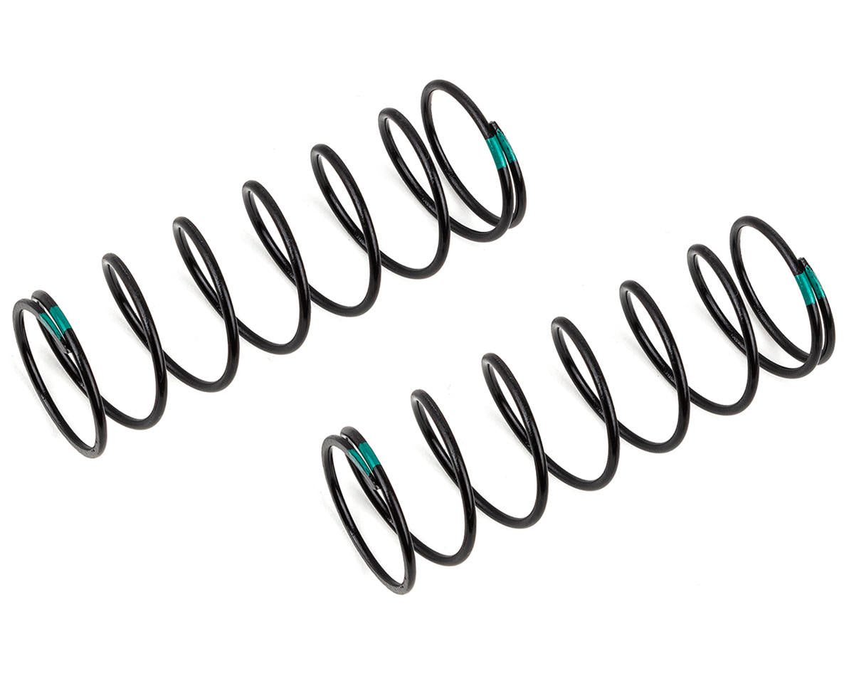 Team Associated RC8B4.1 16mm Front Shock Spring Set (2) (Green)