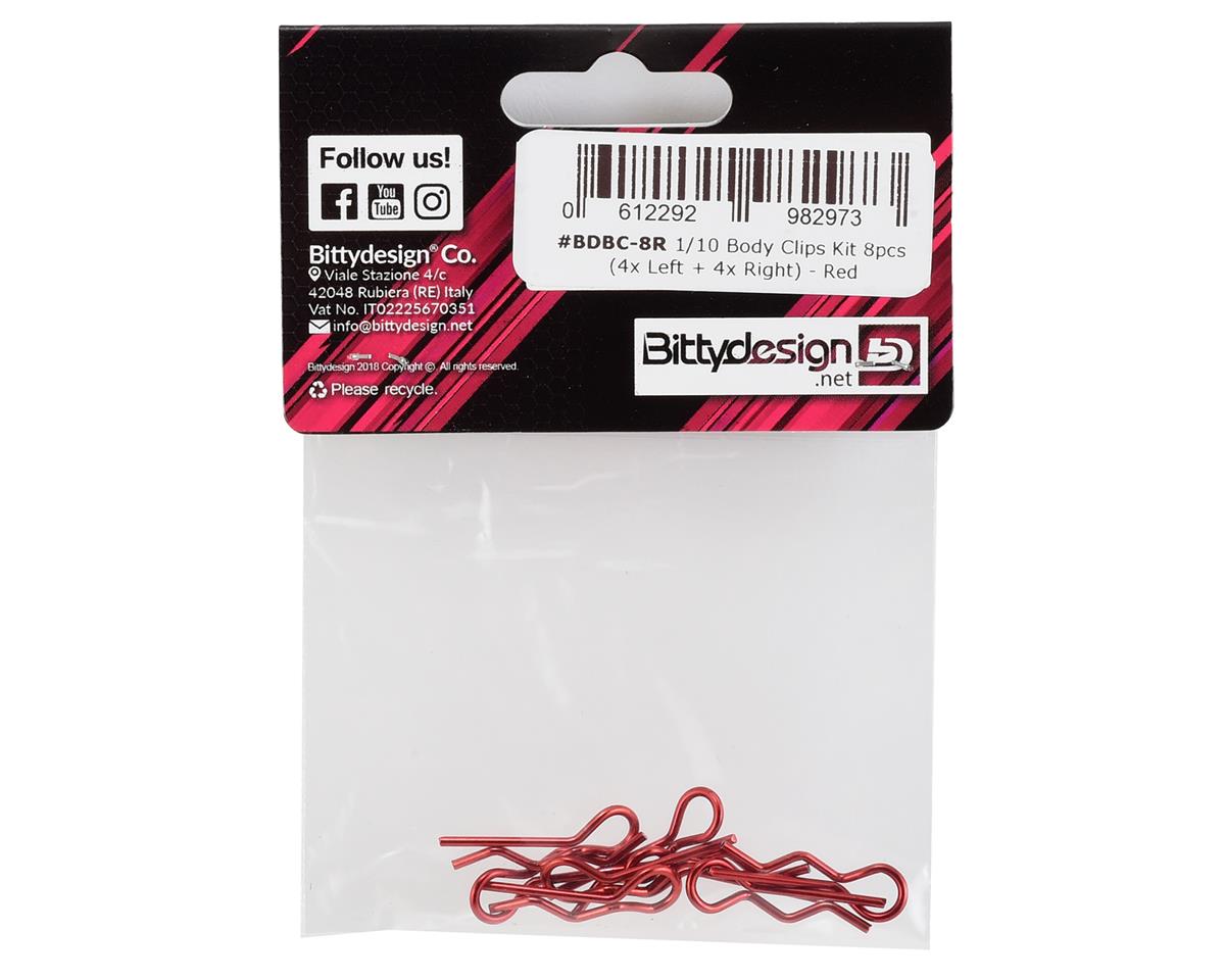 Bittydesign 1/10 Body Clips (Red)
