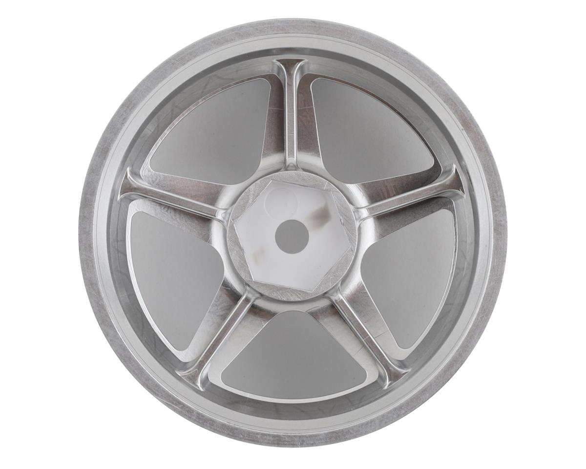 Mikuni Work Equip 5-Spoke Drift Wheels (Chrome Silver) (2) (5mm Offset)