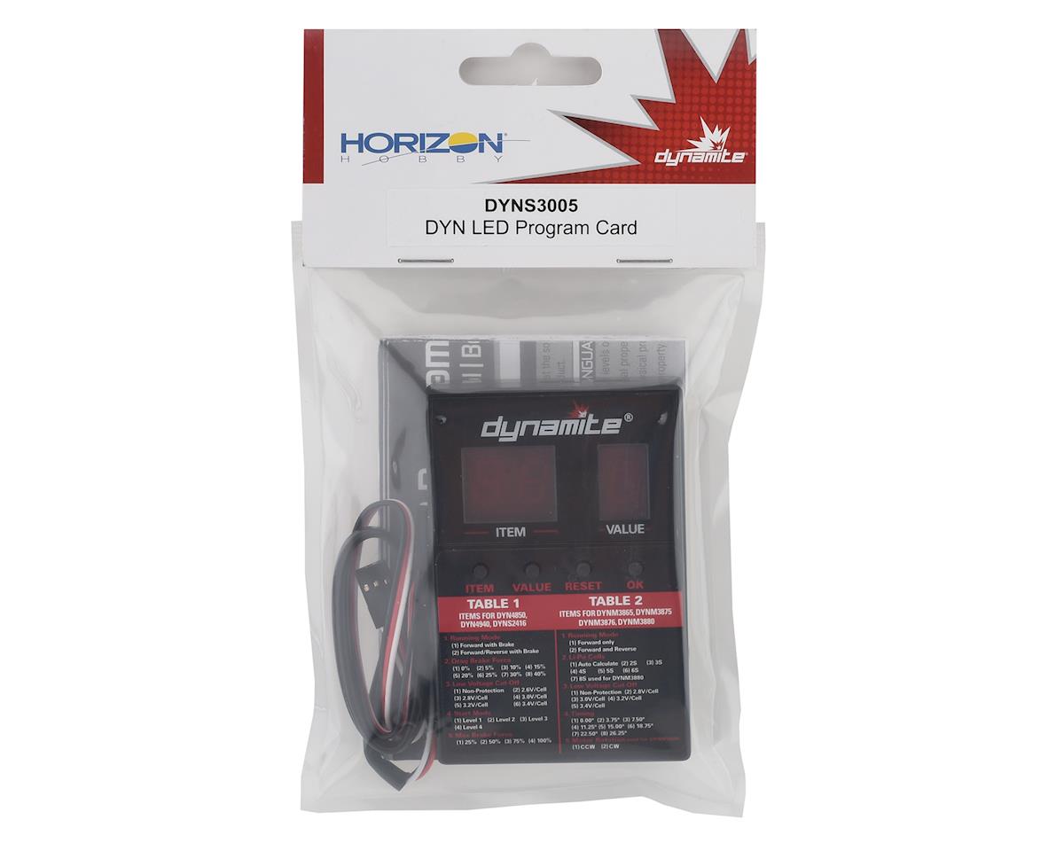 Dynamite LED Program Card