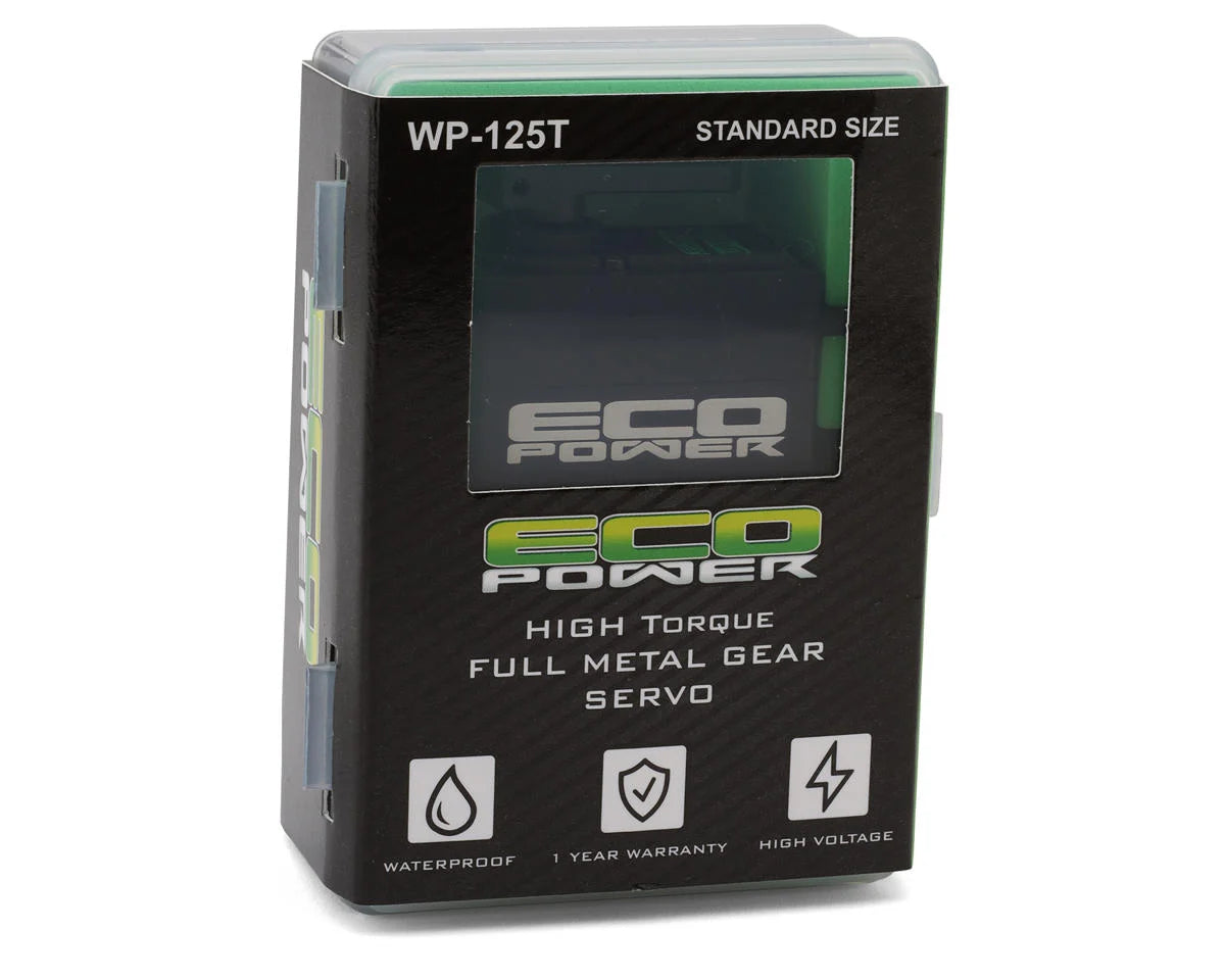 EcoPower WP125T Waterproof High Torque Metal Gear Digital Servo (HV)