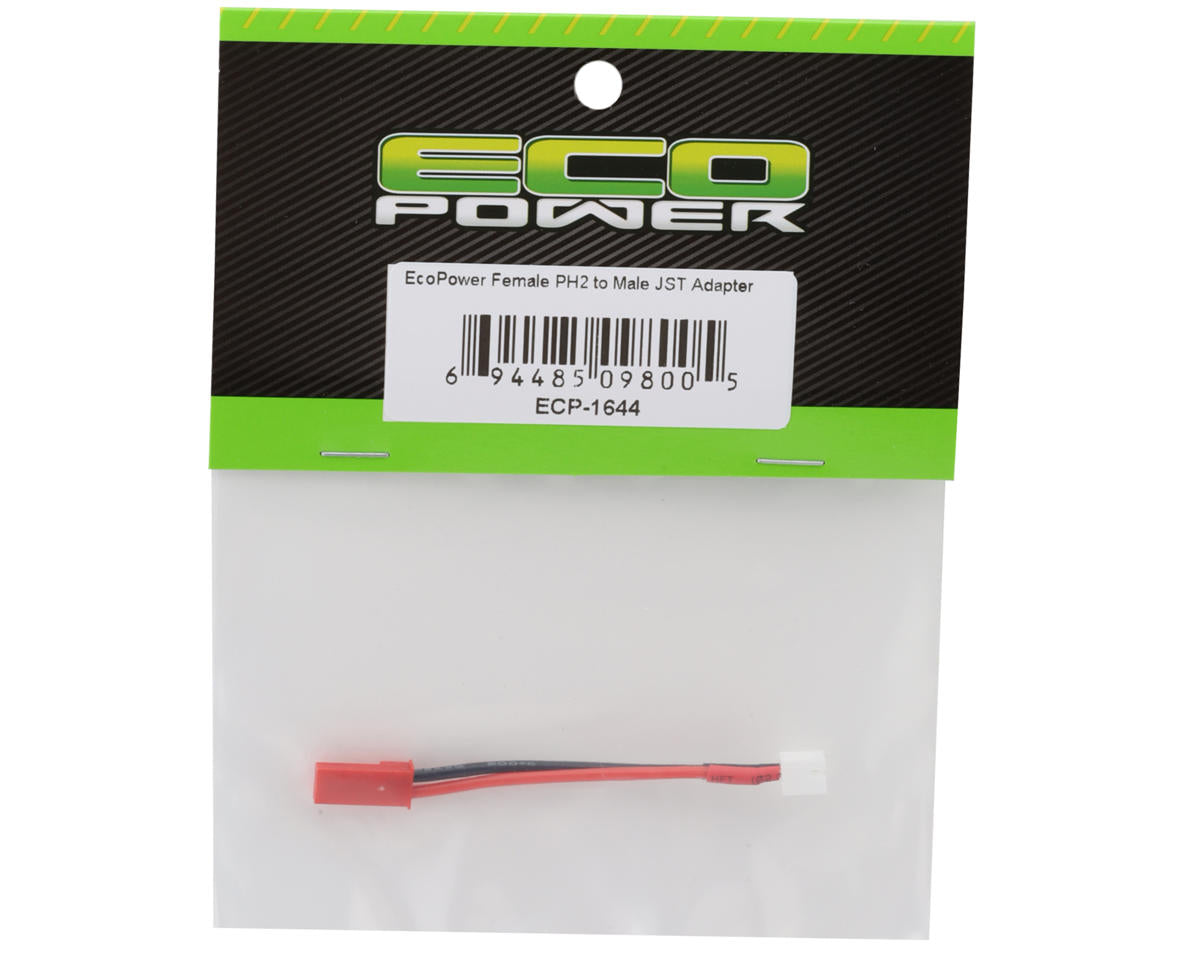 EcoPower PH2 to JST Battery Adapter (Female PH2/Male JST)