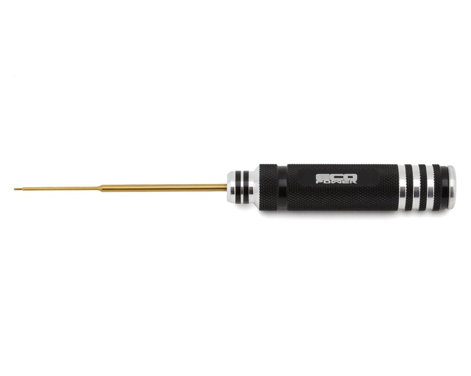 EcoPower Titanium Nitride Coated Hex Driver w/Aluminum Handle (0.9mm)
