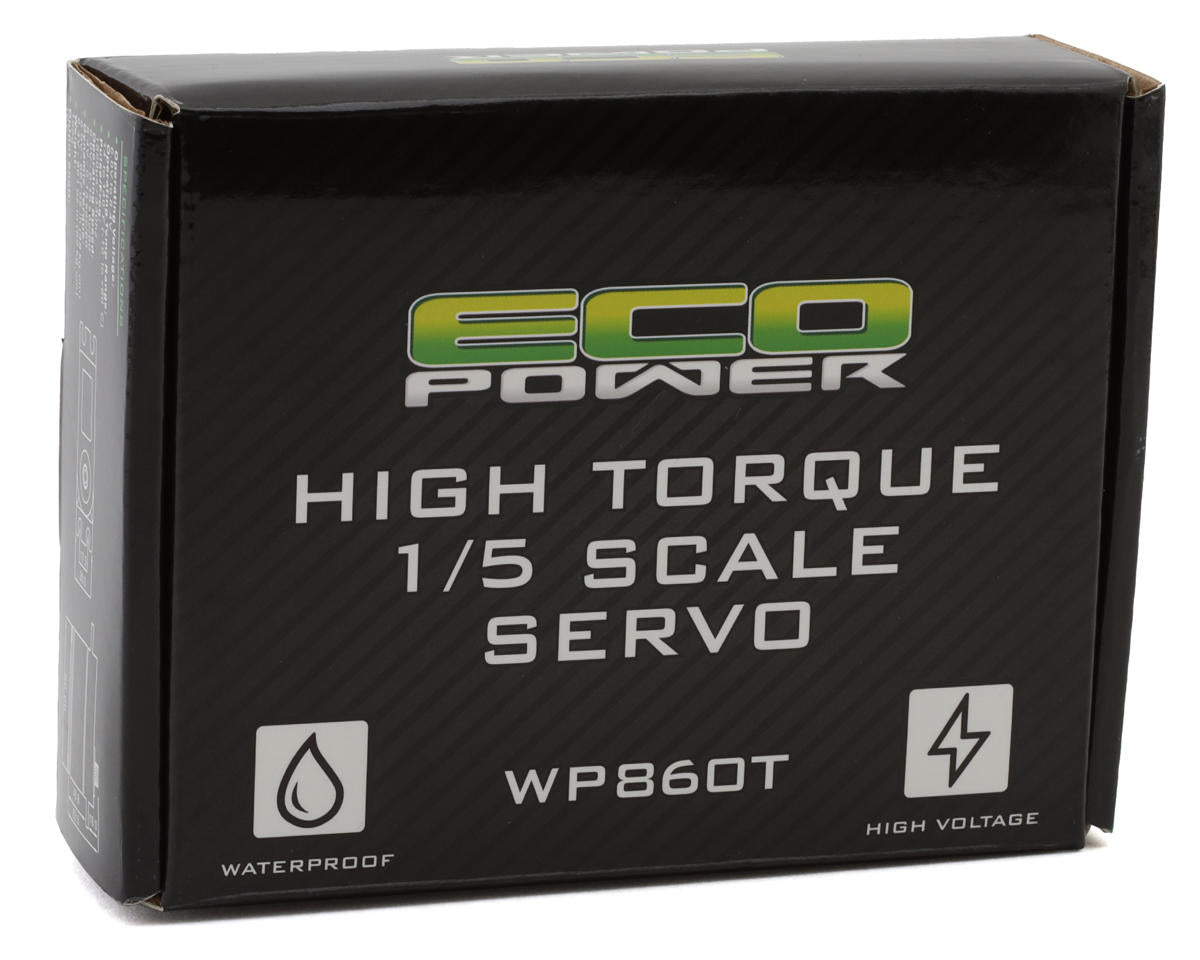 EcoPower WP860T 1/5 Scale Waterproof Metal Gear Servo for Large Scale ARRMA™, Axial™, HPI™, Losi™ & others