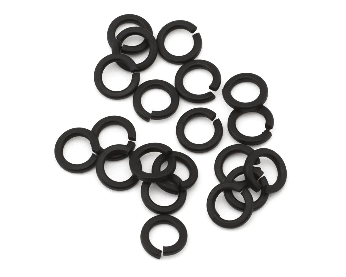 EcoPower 3mm "High Strength" Black Lock Washers (20)