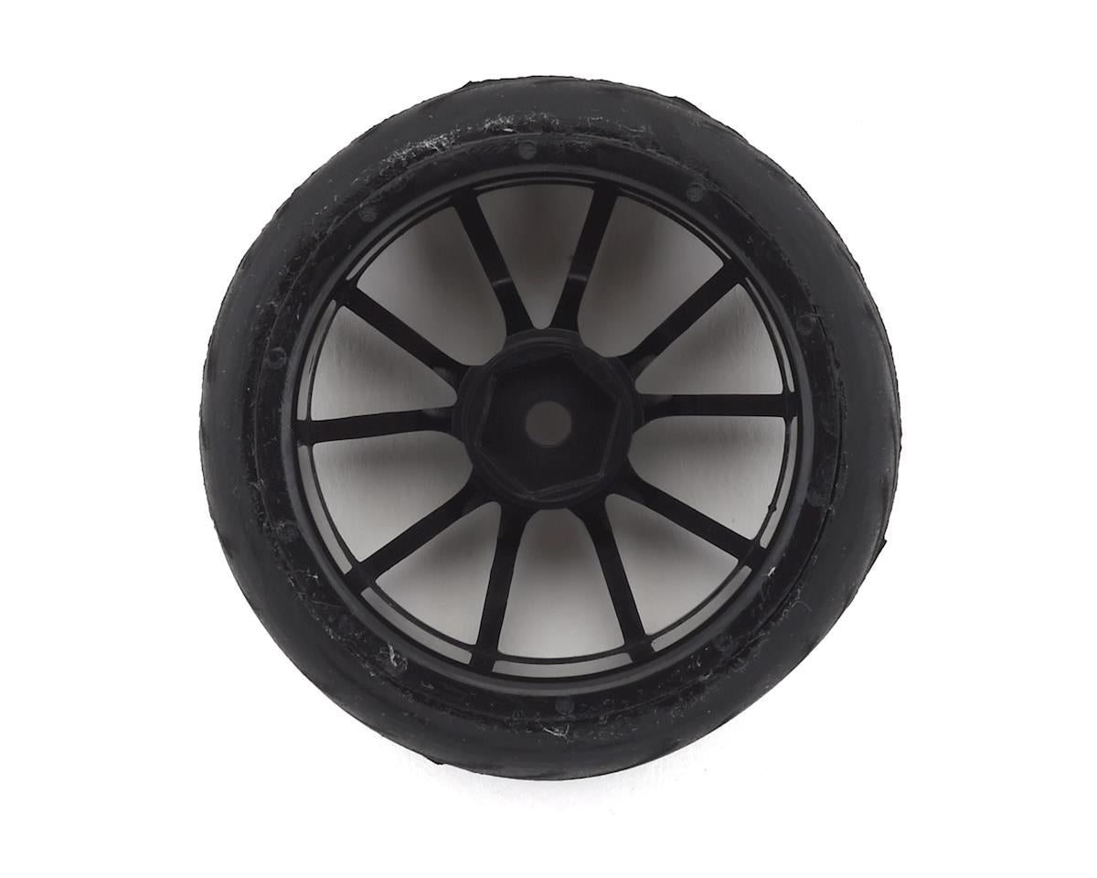 Firebrand RC Turbine RT3 Pre-Mounted On-Road Tires (4) (Black) w/Fangs Tires, 12mm Hex & 3mm Offset