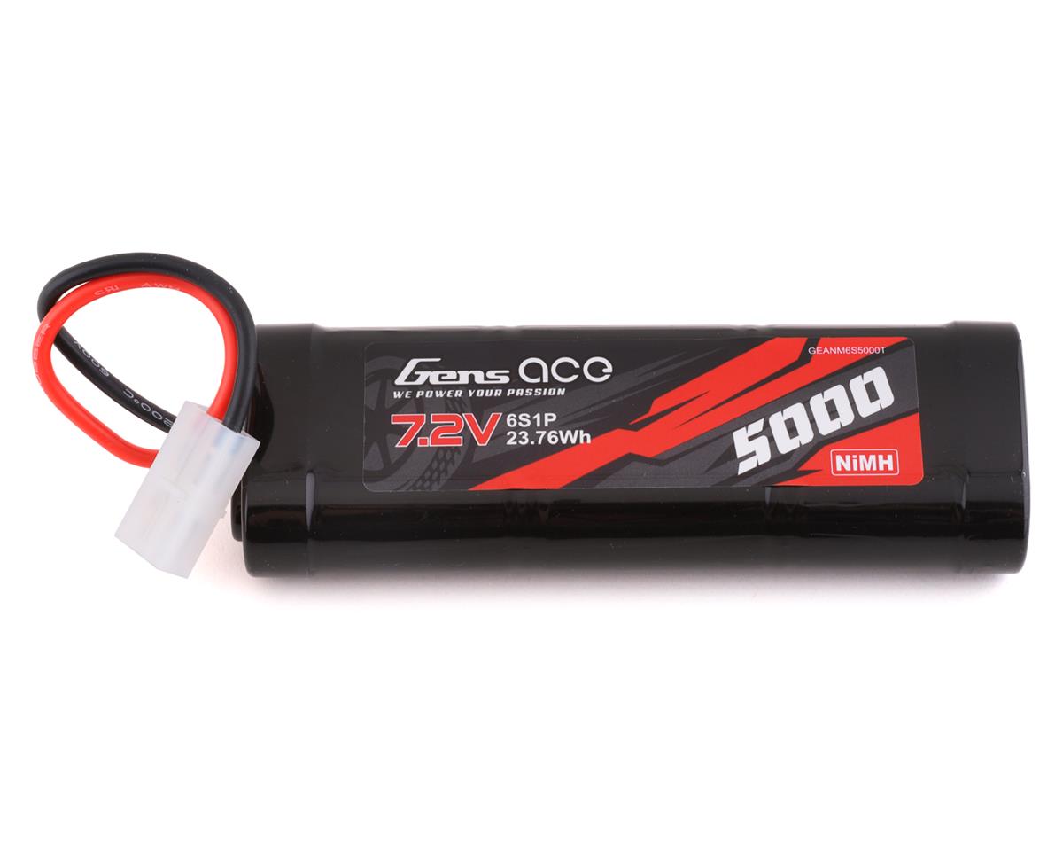 Gens Ace 6 Cell 7.2V 5000mAh NiMh Battery w/Tamiya Connector