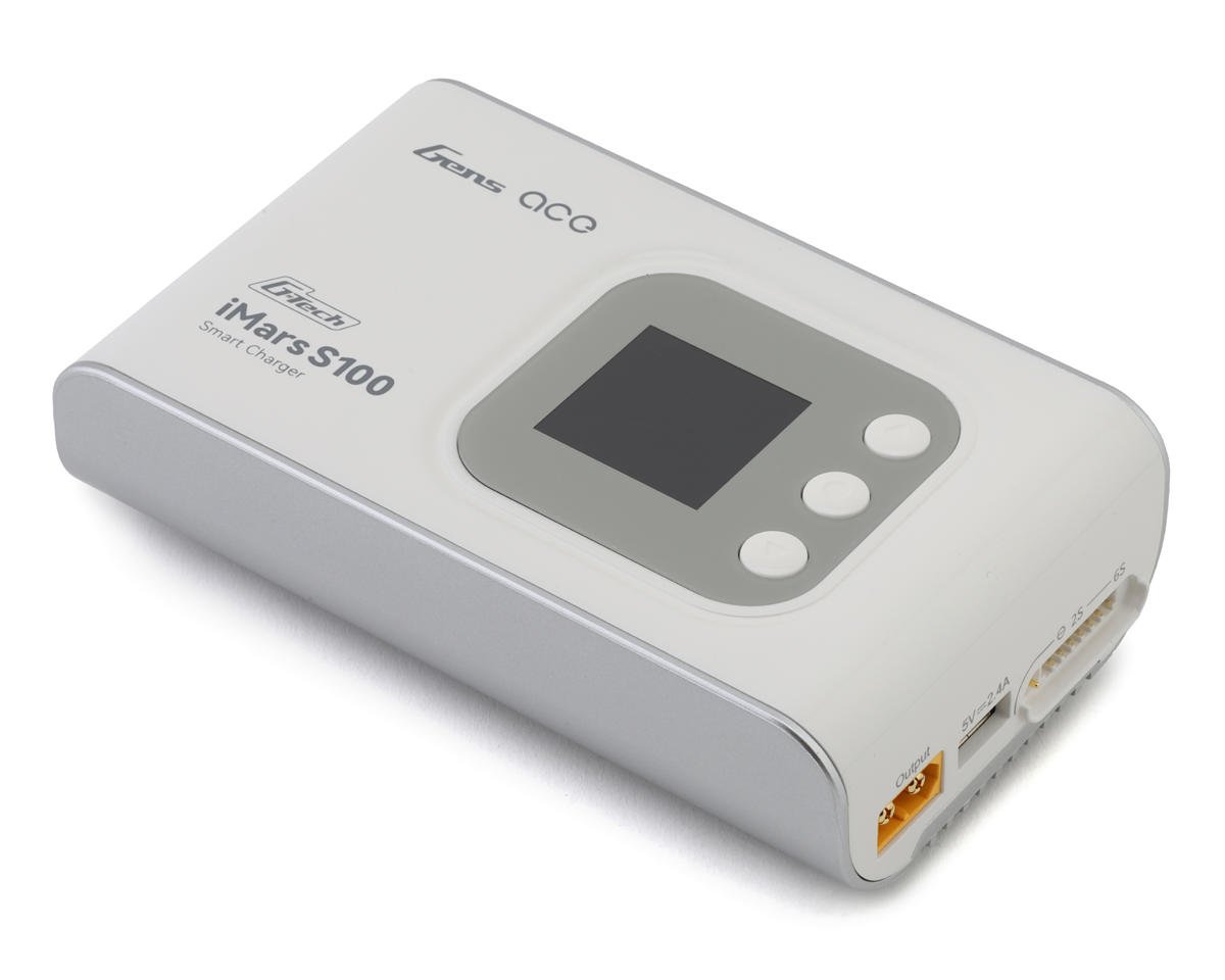 Gens Ace IMars S100 G-Tech Smart AC Balance Battery Charger (6S/10A/100W) (White)