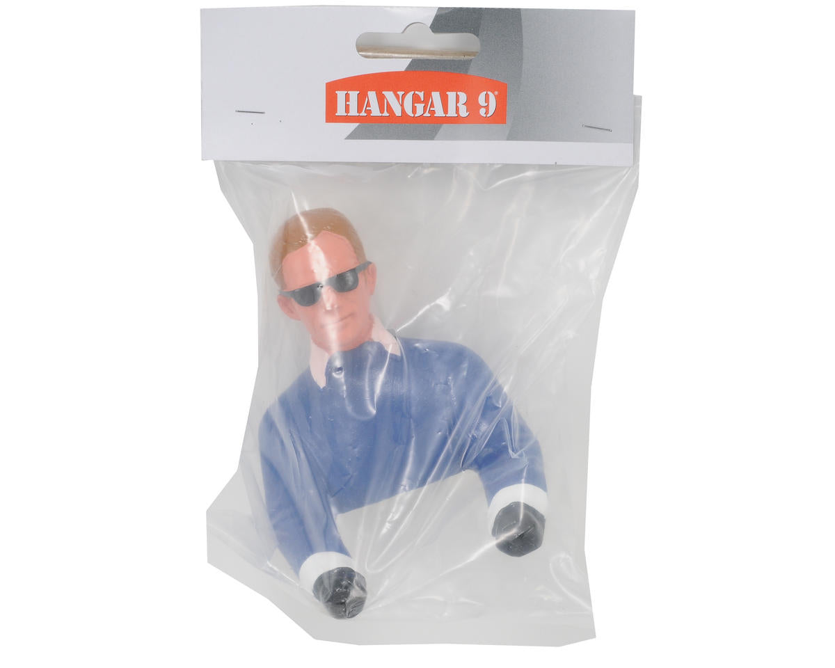 Hangar 9 "Civilian" 1/9 Blue Pilot Figure w/Arms & Sunglasses