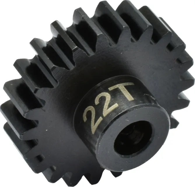 22T Steel Mod 1 Pinion Gear, for 5mm Shaft