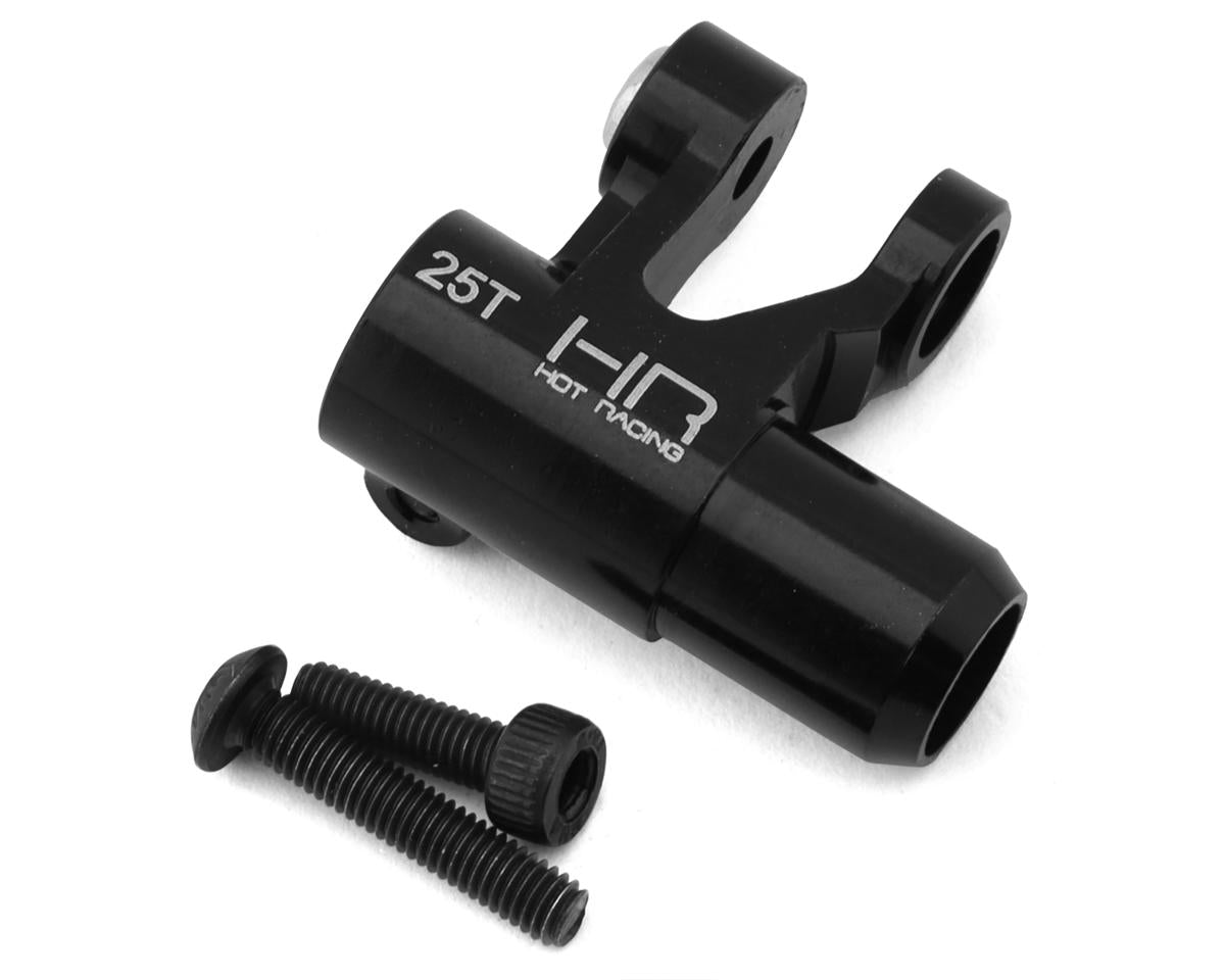 Hot Racing 25T X-Maxx Clamping Servo Horn CNC-Machined Aluminum (Black)