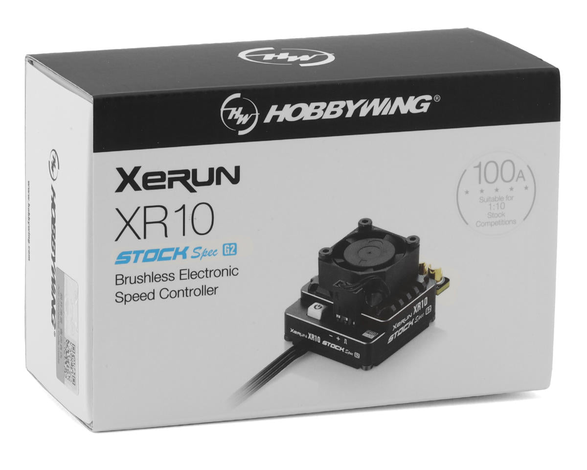 Hobbywing Xerun XR10 Stock Spec G2 1/10 Sensored Brushless ESC