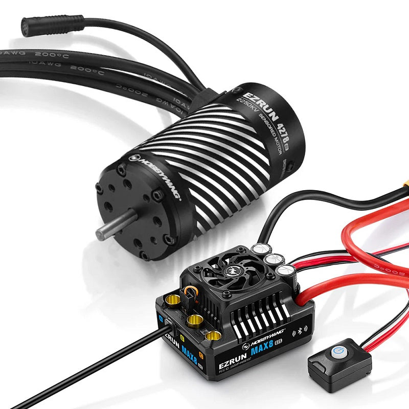 Hobbywing MAX8 GS2 ESC + 4278SD 2250KV G2R Motor (3-8S) Combo