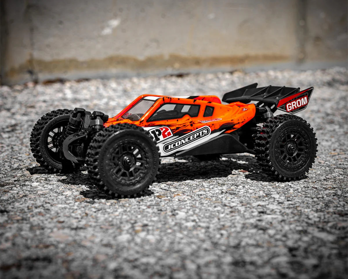 JConcepts Typhon Grom P2 1/14 Pre-Cut Buggy Body (Clear)