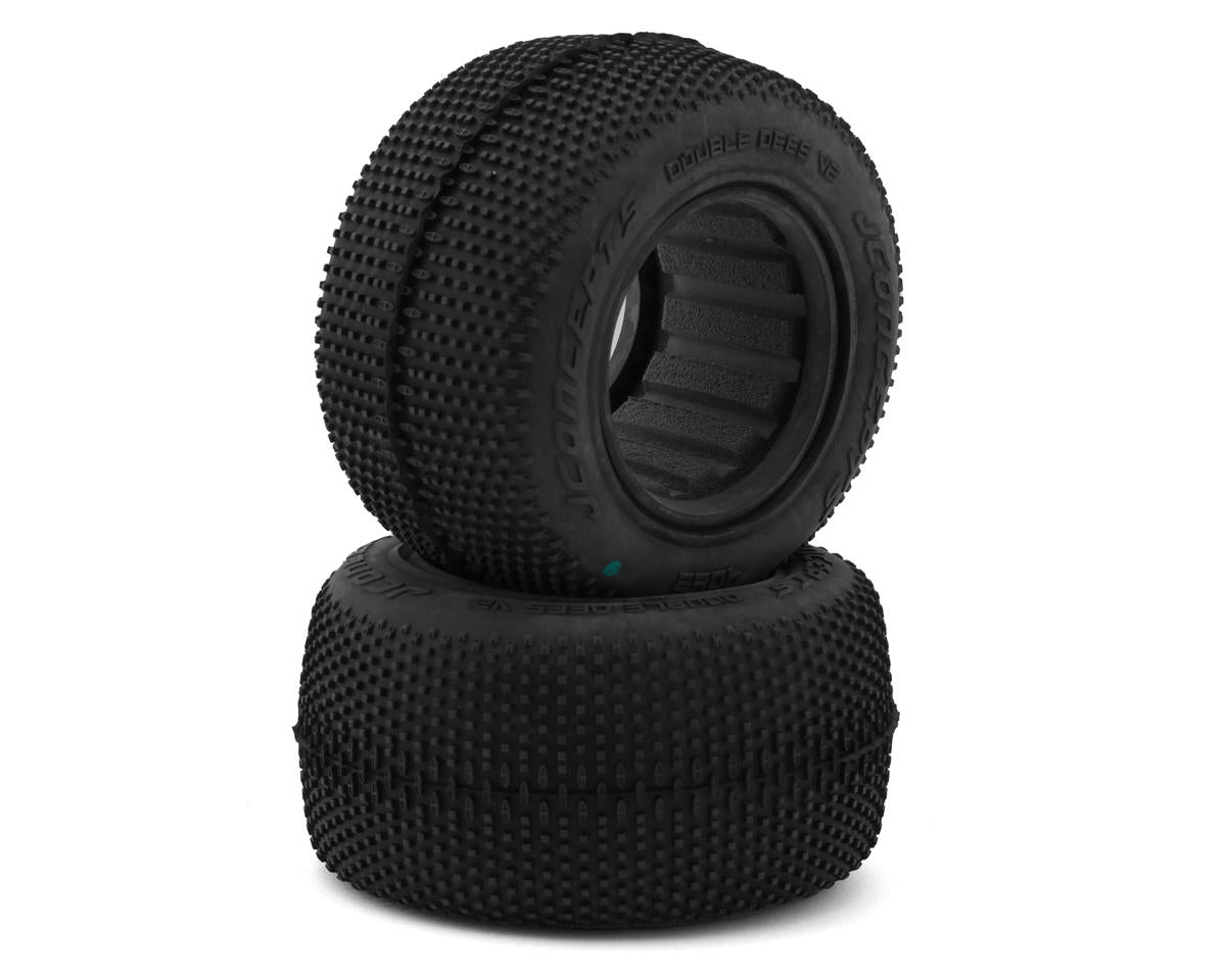 JConcepts Double Dee's V2 2.2" 1/10 Stadium Truck Tires (2)