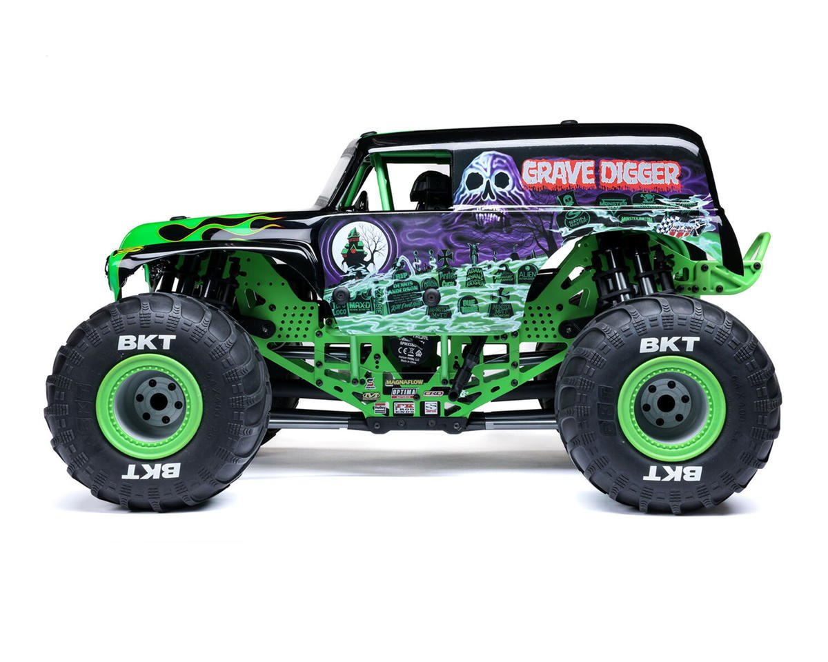Losi LMT 2.0 Grave Digger Solid Axle 4x4 RTR Brushless Monster Truck w/DX3 Smart DSMR 2.4GHz Radio (Assorted Colors)