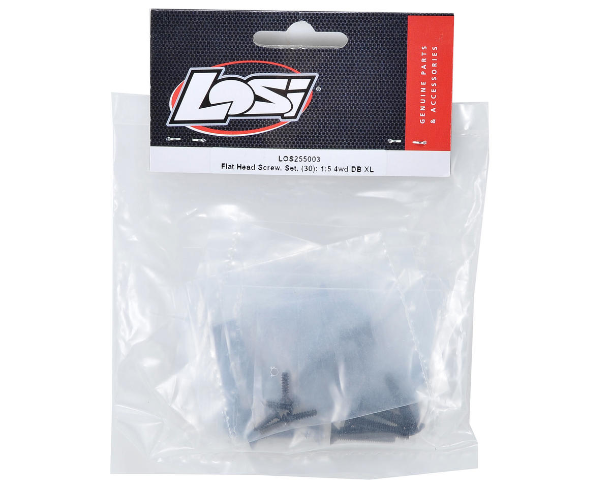 Losi Flat Head Screw Set DBXL (30) LOS255003