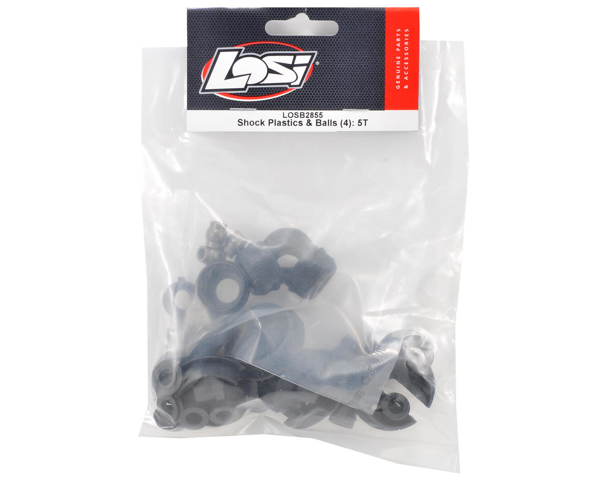 Losi 5IVE-T Shock Plastics & Balls (4)