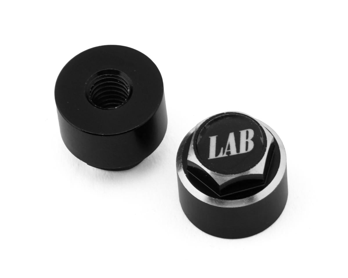 LAB Aluminum 4mm Capped Wheel Nuts (2)