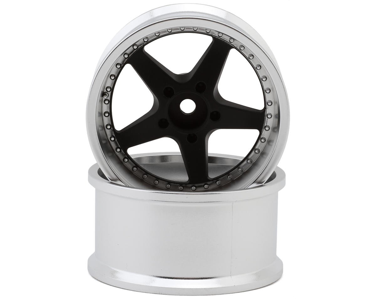 LAB Work Equip 1/10 Drift Wheels (Matte Black) (2) w/12mm Hex