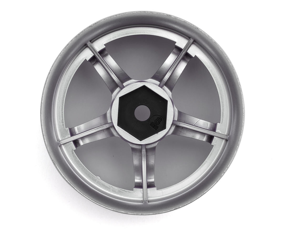 LAB Work Emotion T5R 1/10 2-Piece Concave Drift Wheels (Candy Purple) (2) (8mm Offset) w/12mm Hex