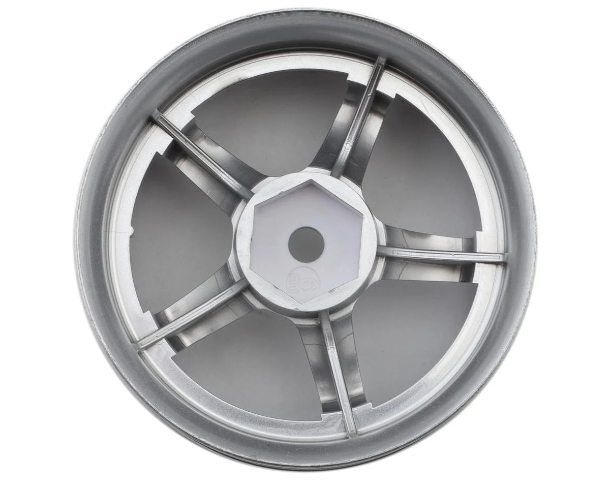 LAB Work Emotion T5R 1/10 2-Piece Concave Drift Wheels (White) (2) (8mm Offset) w/12mm Hex