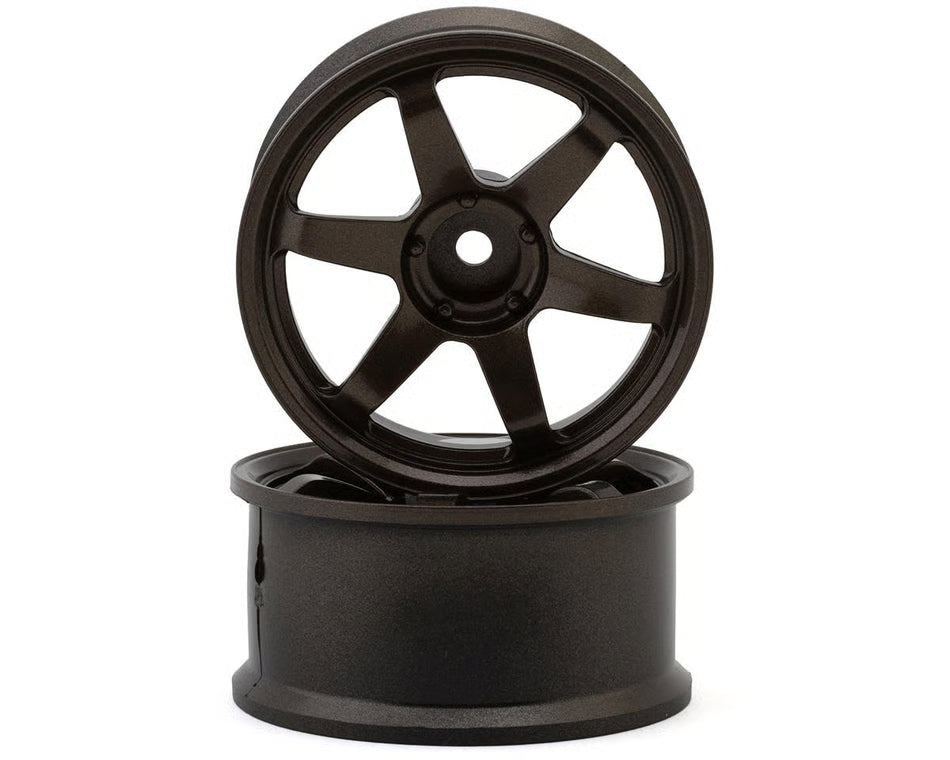 LAB TE37 Sports 1/10 High Traction Drift Wheels (Bronze) (2) w/12mm