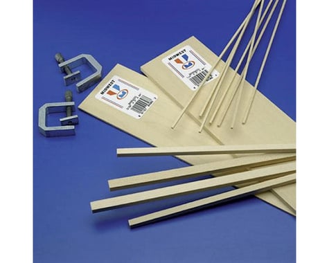 Midwest Basswood Sheets 1/32x4x24'' (1)