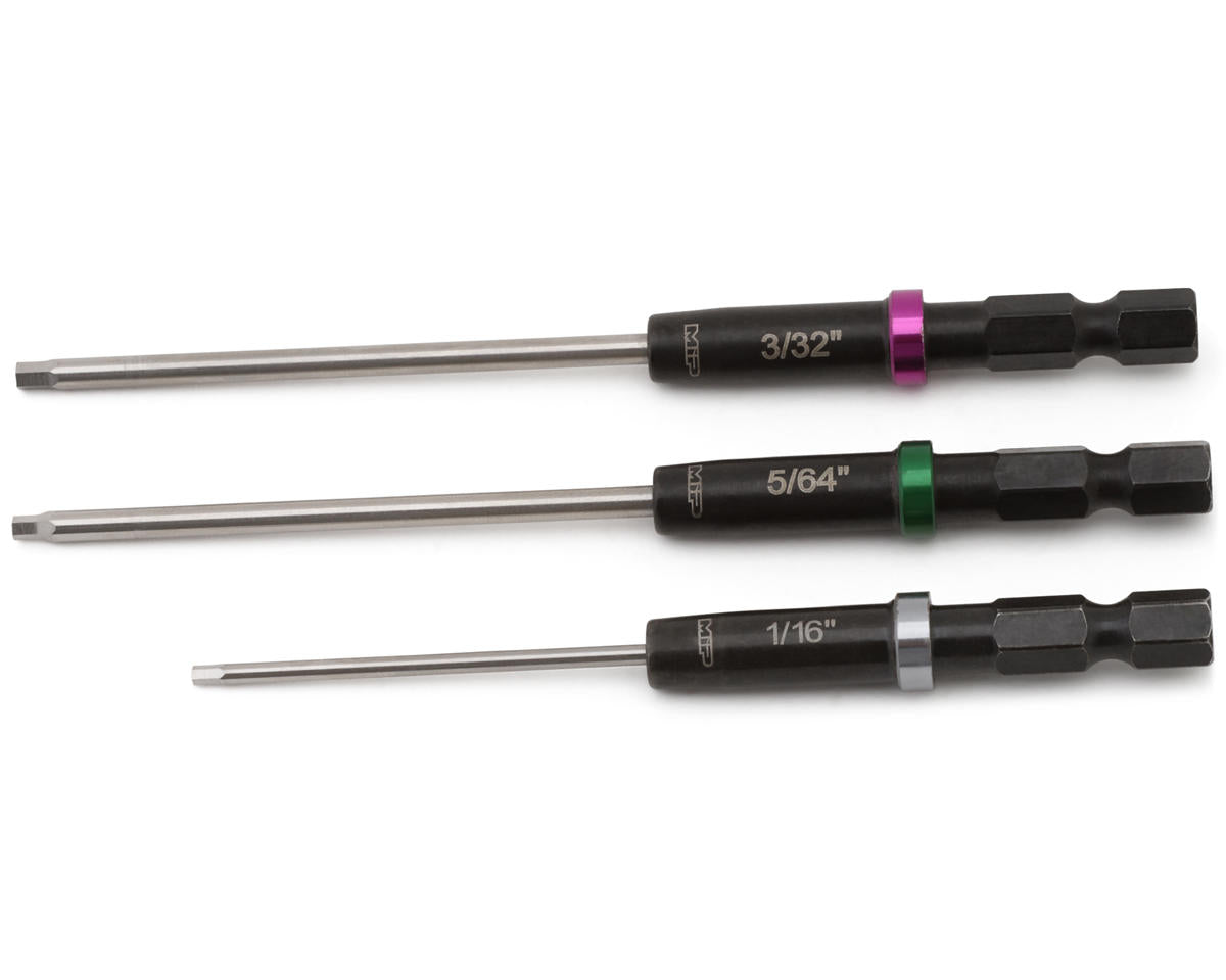 MIP Gen 2 Speed Tip Hex Driver Power Tool Tip Set (SAE) (1/16", 5/64" & 3/32")