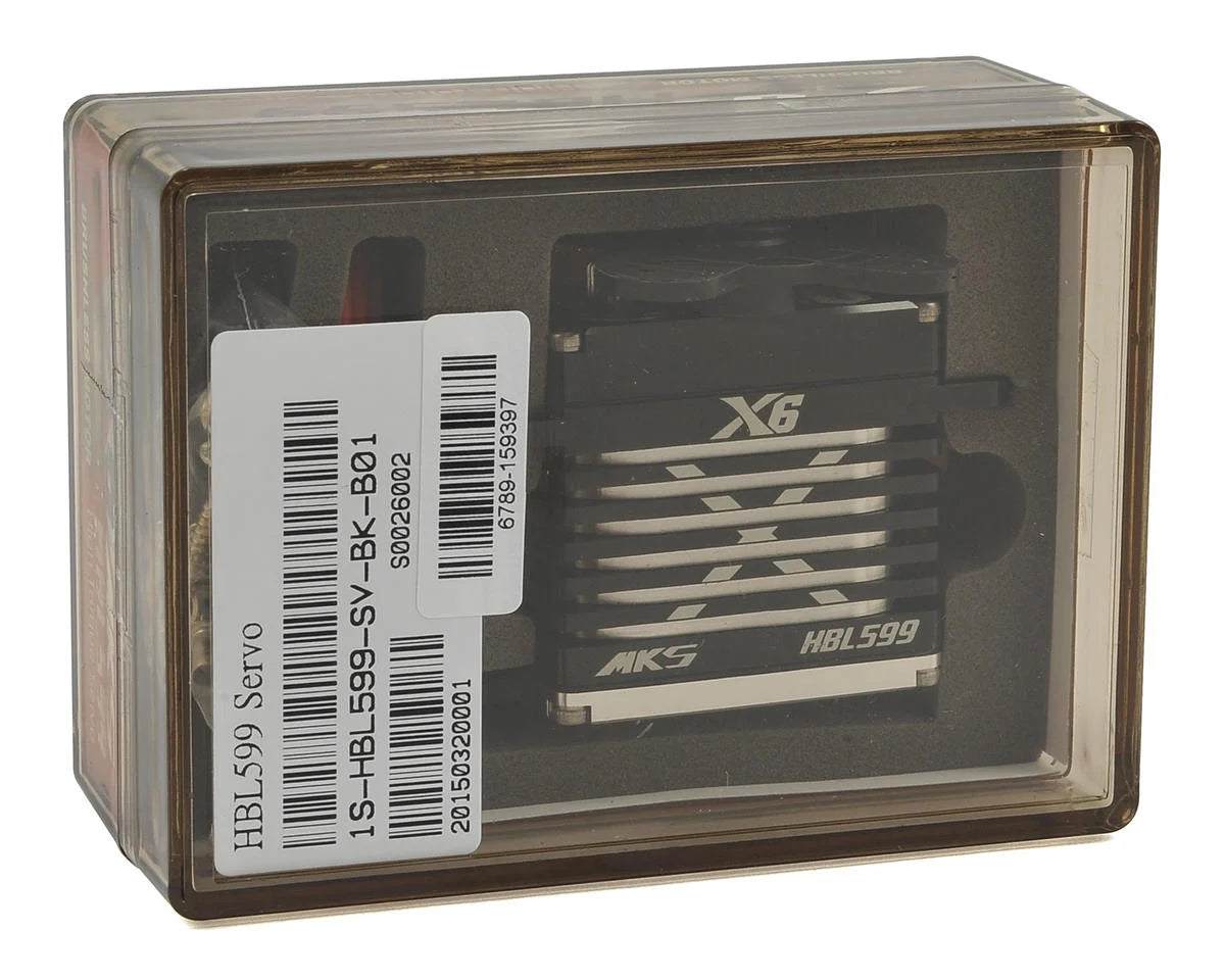 MKS Servos X6 HBL599 Brushless Titanium Gear High Torque Digital Servo (High Voltage)