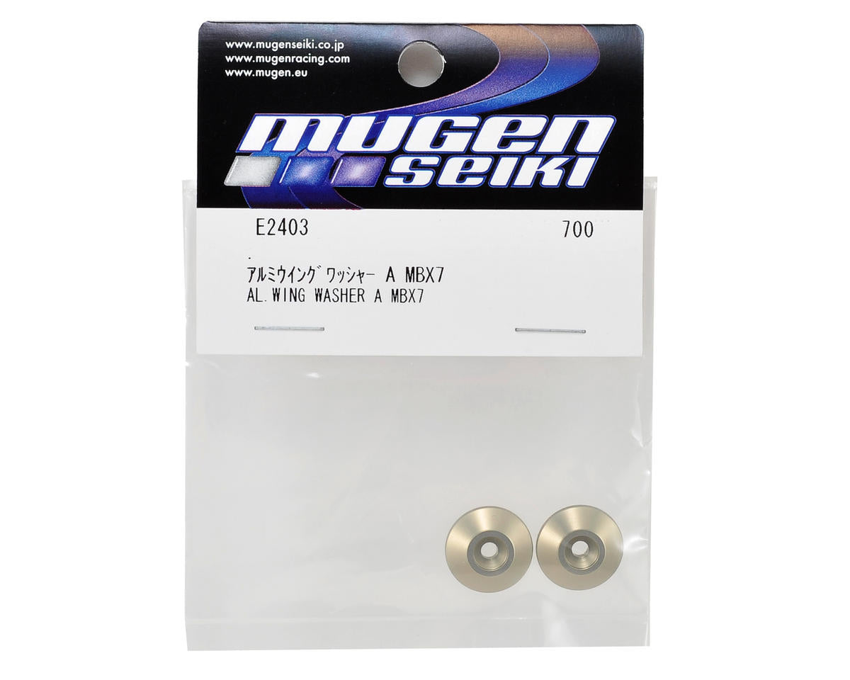 Mugen Seiki MBX7 Aluminum "A" Center Position Wing Washer (2)