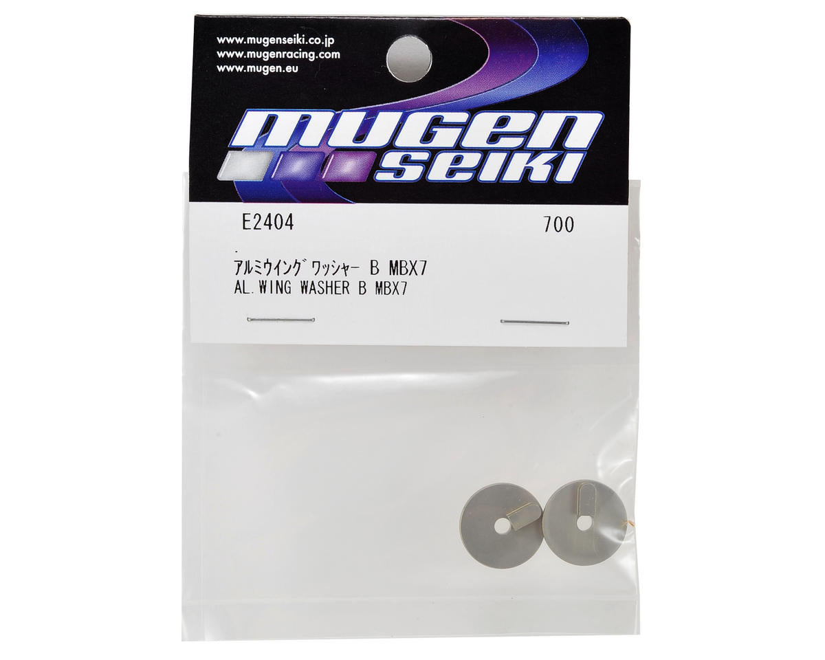 Mugen Seiki MBX7 Aluminum "B" Front/Rear Position Wing Washer (2)