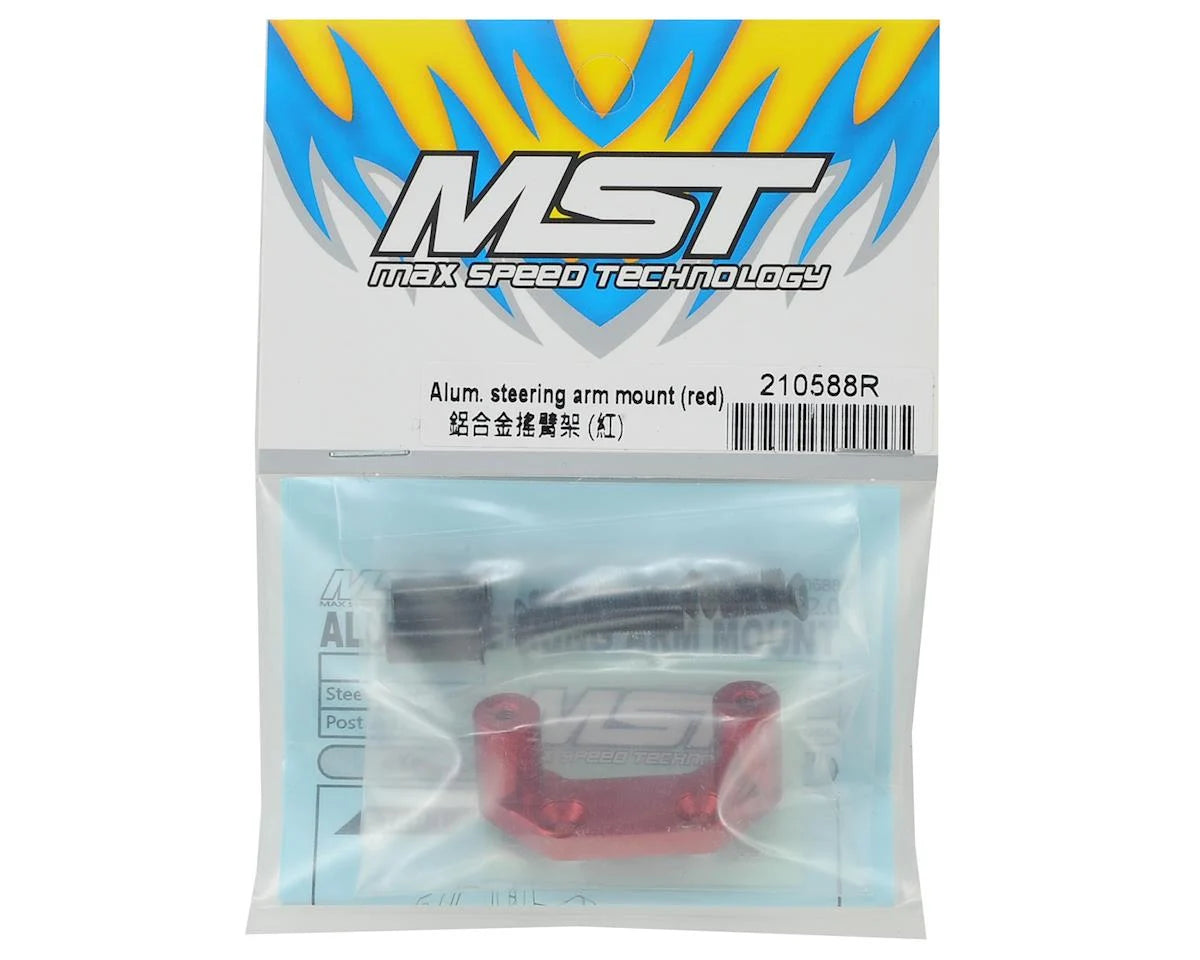 MST RMX 2.0 Aluminum Steering Arm Mount (Red)