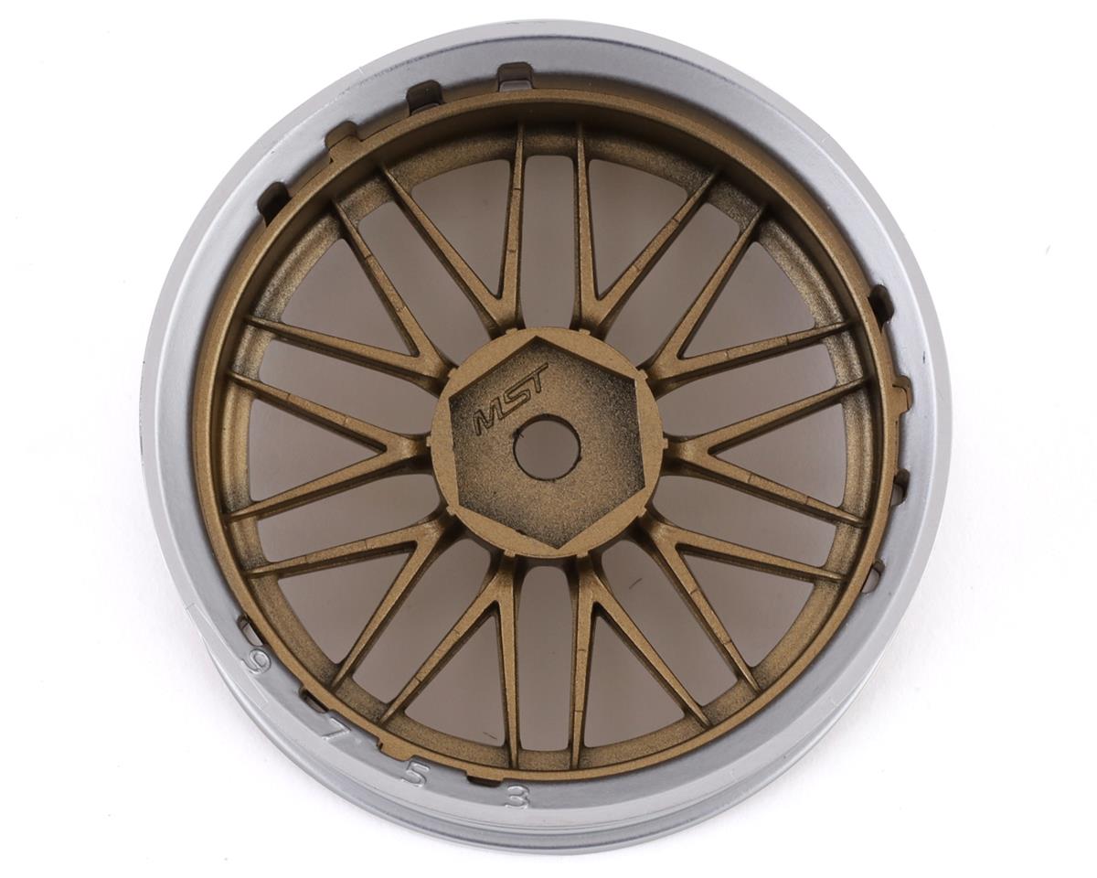 MST FS-GD LM Wheel Set (Gold) (4) (Offset Changeable)