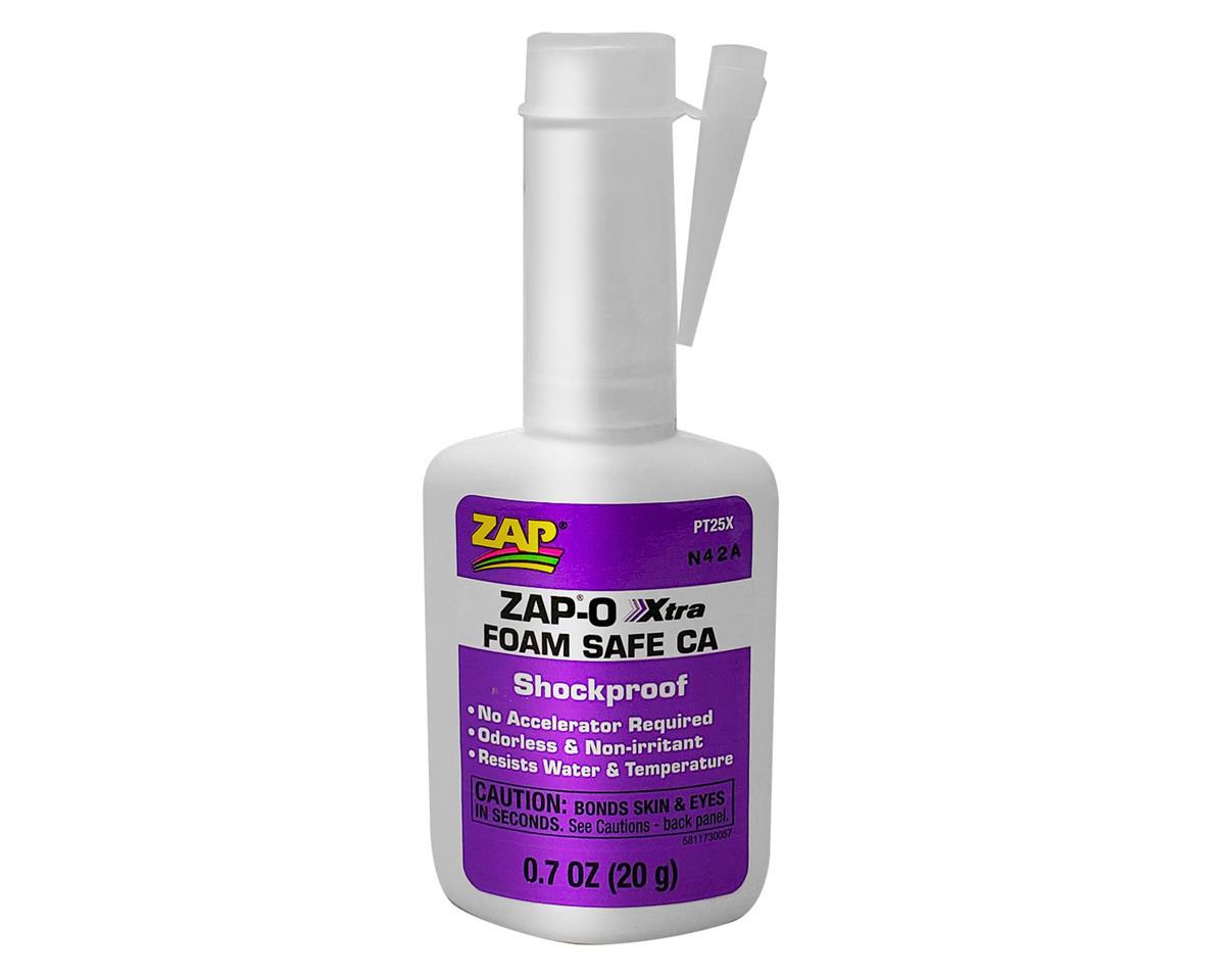 Pacer Technology Zap-O Xtra Shockproof Foam Safe CA Glue (.7oz)