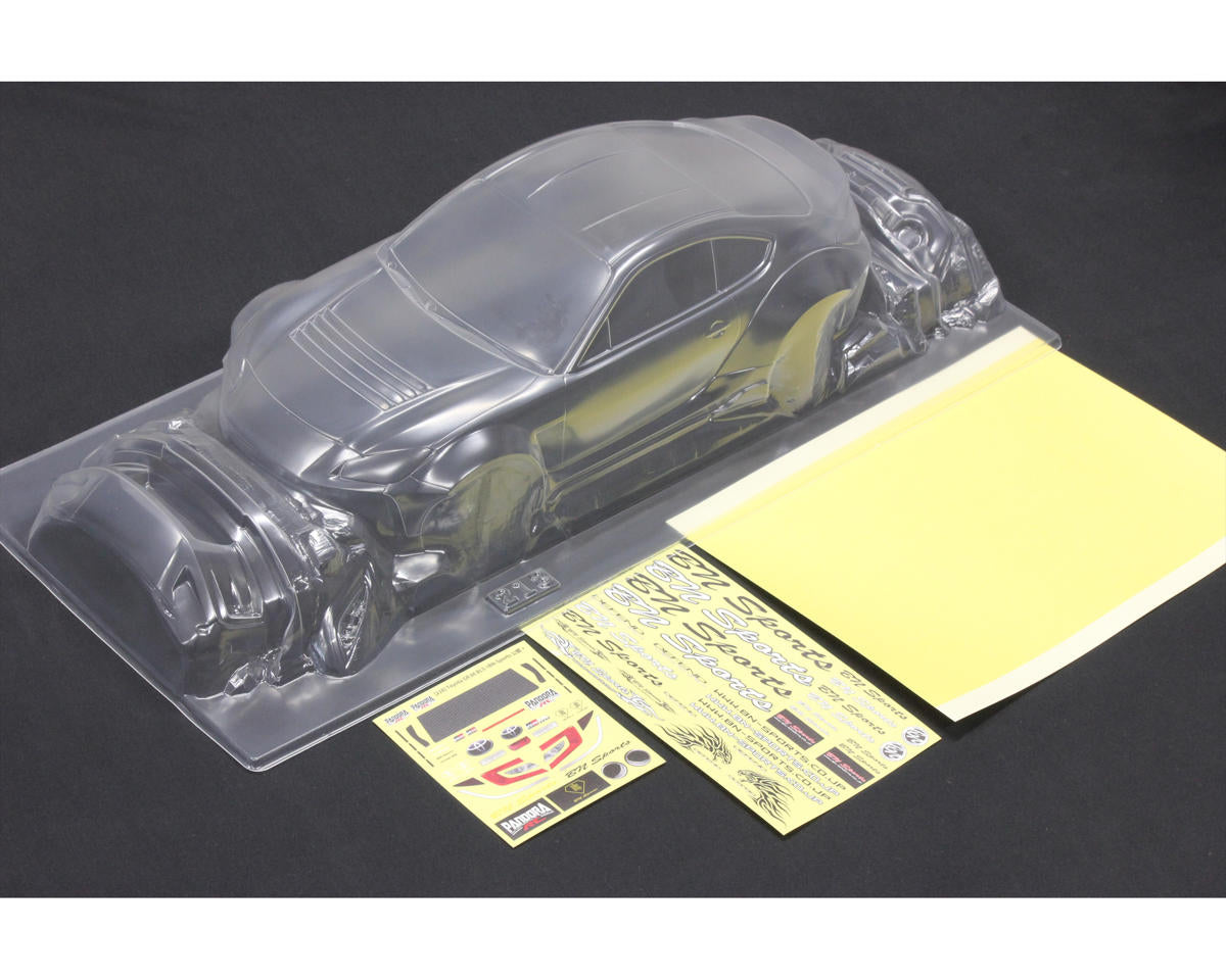 Pandora RC 1/10 Toyota GR86 BLS BN-Sports Drift Body Set (Clear) (257-260mm)