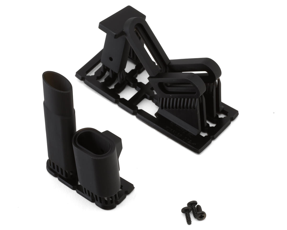Pandora RC 1/10 Scale Single Exit Exhaust Tip (Miniature Scale Drift Accessory) w/Bracket