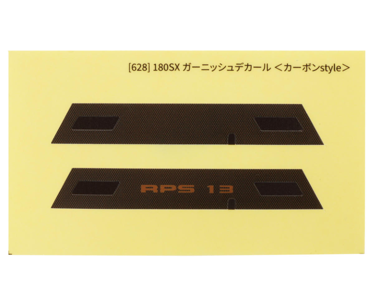 Pandora RC 1/10 Scale RPS13 180SX Decal Sheet (Carbon Style) (Miniature Scale Drift Accessory)