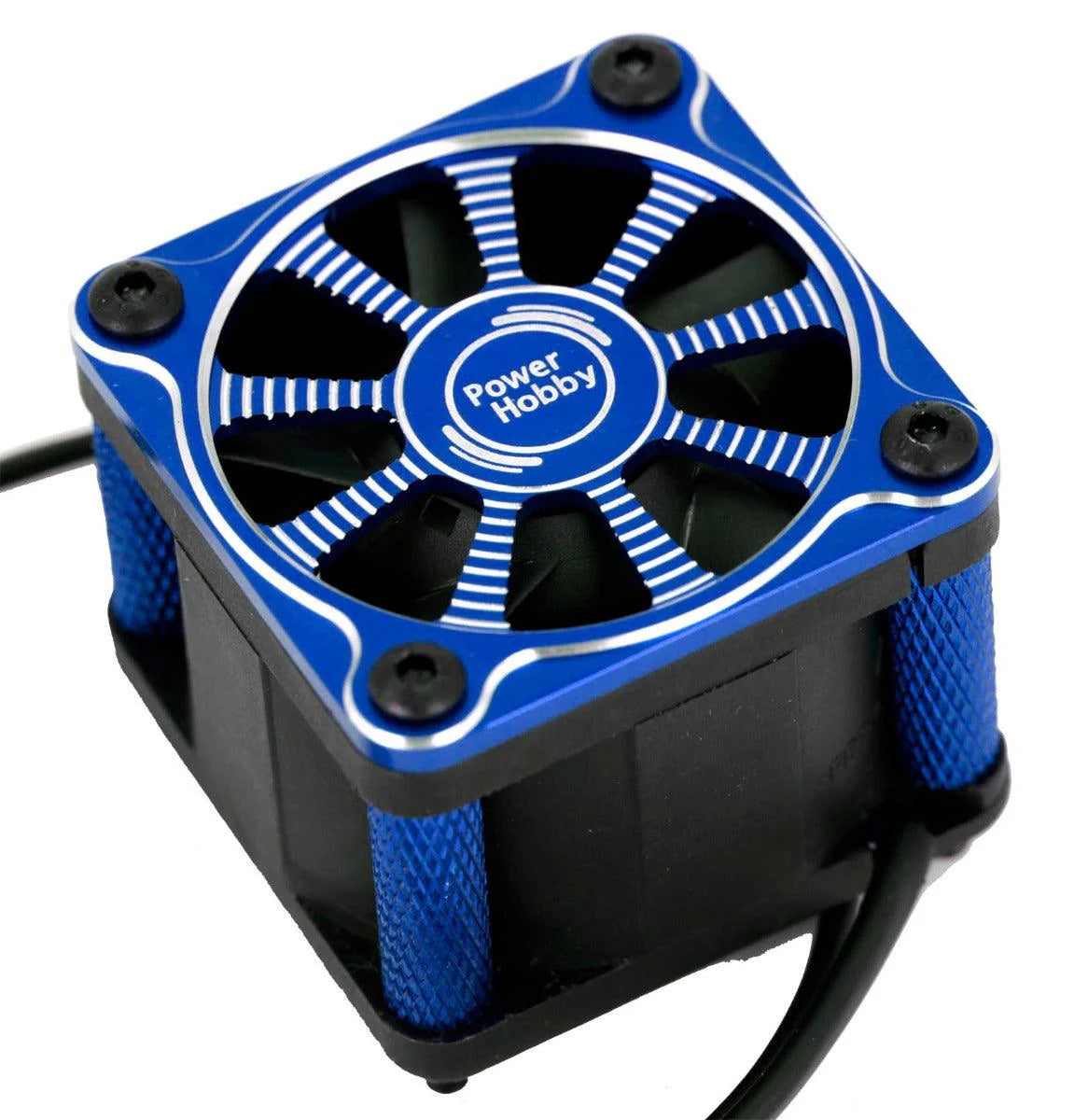 Powerhobby Twister 1/10 1/8 Motor Aluminum High Speed Cooling Fan - Blue